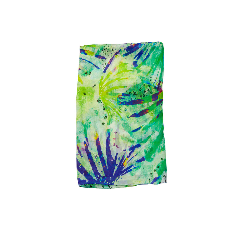 Les Cordes echarpe vert 2
