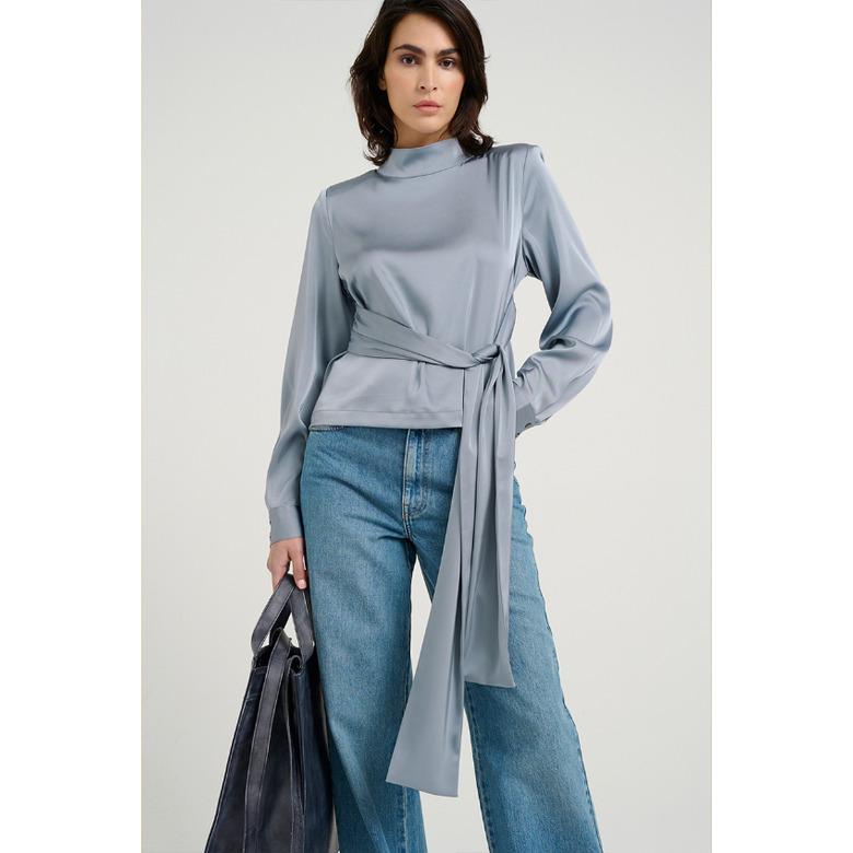 Gestuz blouse grijs 2