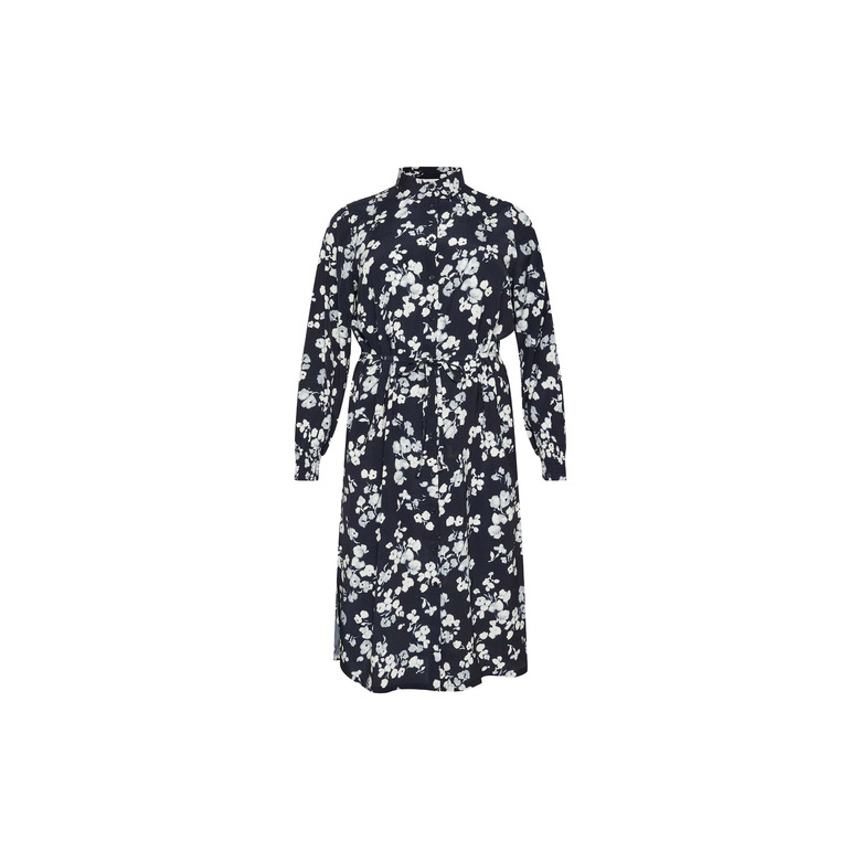 Kaffe Curve jurk blauw