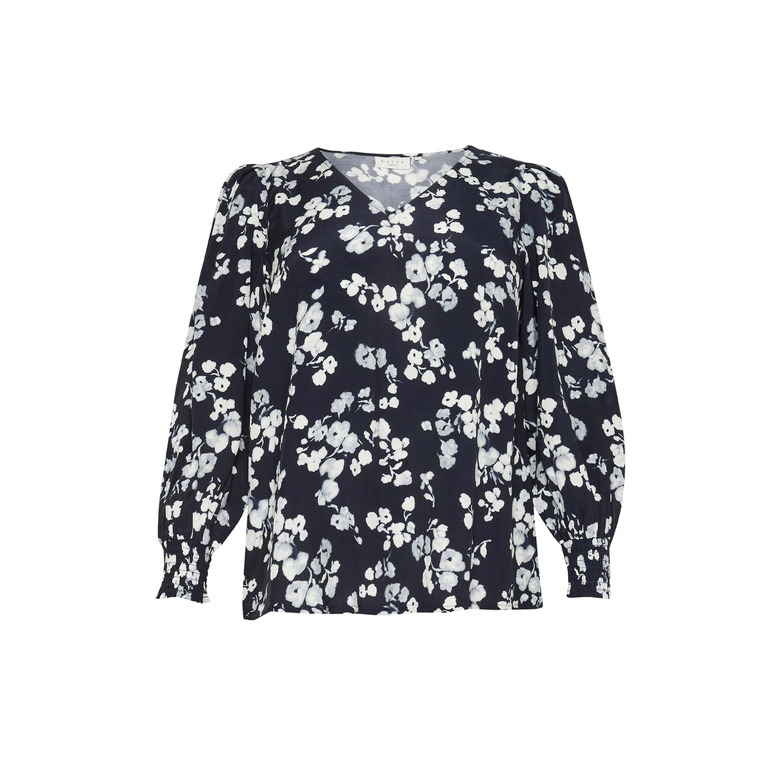 Kaffe Curve blouse blauw