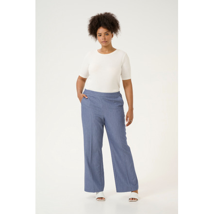 Kaffe Curve broek blauw