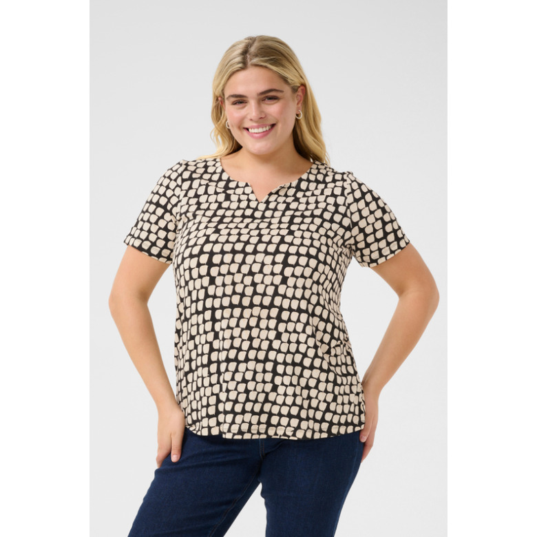 Kaffe Curve blouse zwart 2