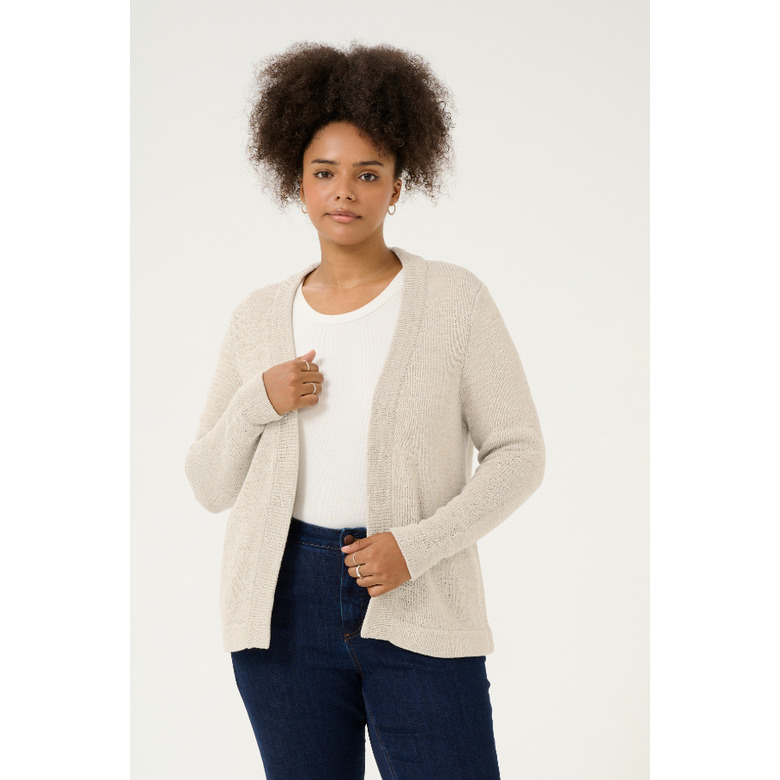 Kaffe Curve cardigan beige 2