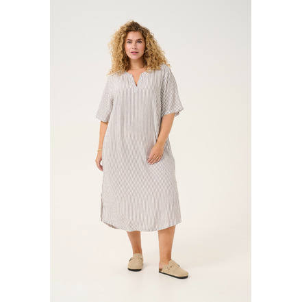 Kaffe Curve jurk beige