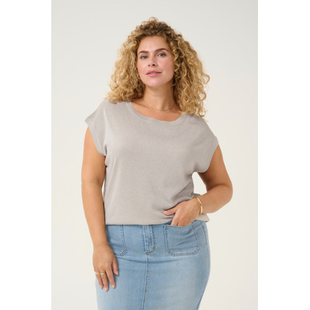 Kaffe Curve t-shirt beige