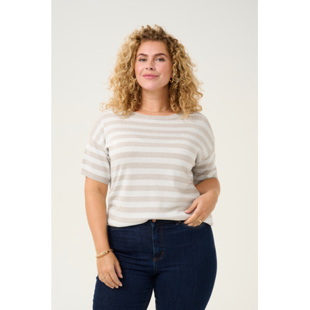 Kaffe Curve trui beige