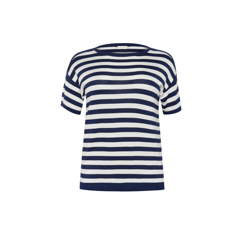 Kaffe Curve trui blauw 1