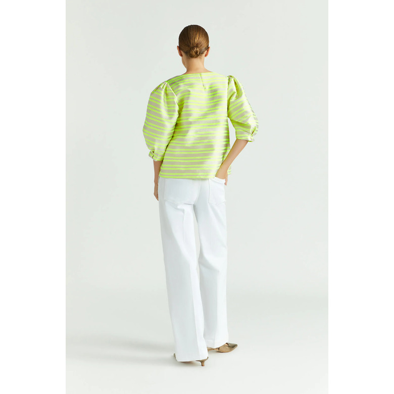 Xandres blouse yellow 3