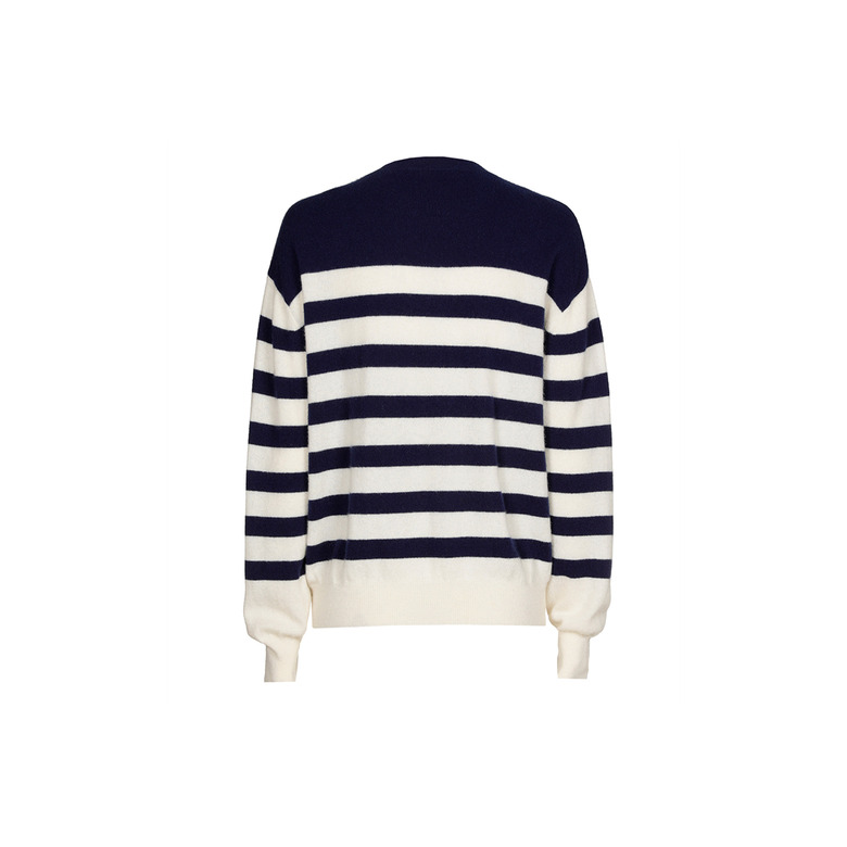 Xandres Cashmere pull bleu 2