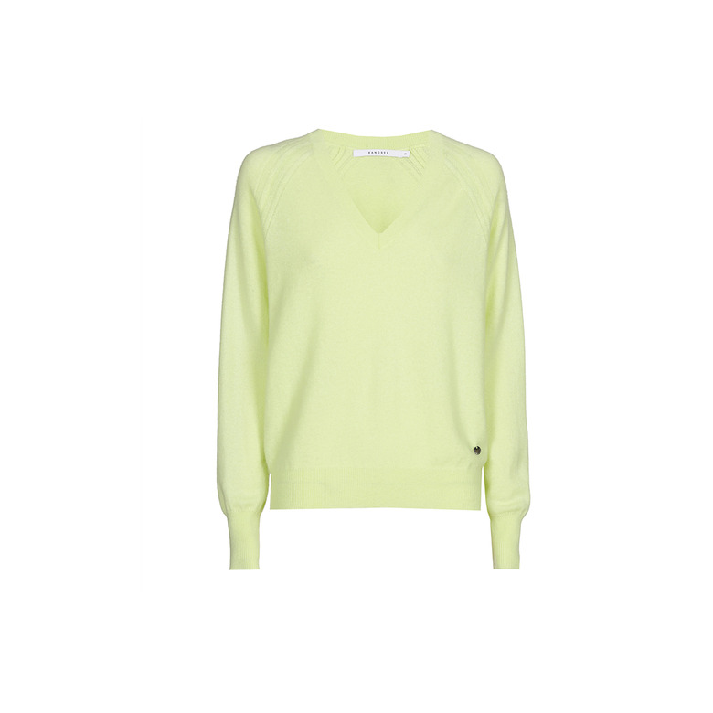 Xandres Cashmere trui groen 1
