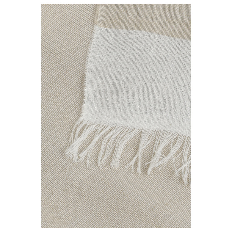 Xandres echarpe beige 2