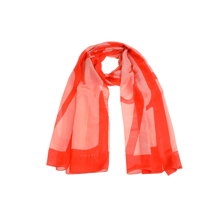 Xandres echarpe rouge 1