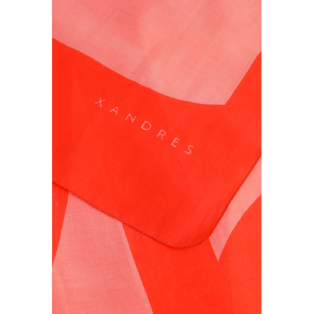 Xandres echarpe rouge