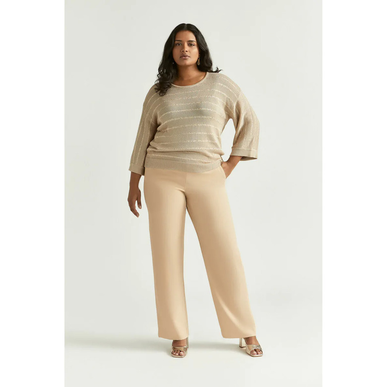 Xandres trousers lightbrown 4