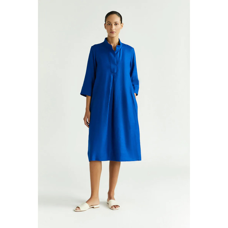 Xandres jurk blauw 2