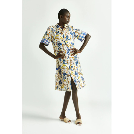 Xandres jurk blauw
