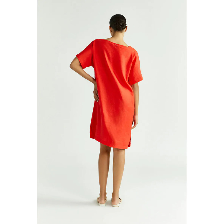 Xandres jurk rood 3