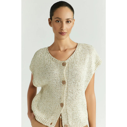 Xandres weste beige