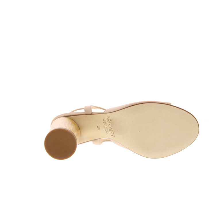 Atelier Content sandals nude 5