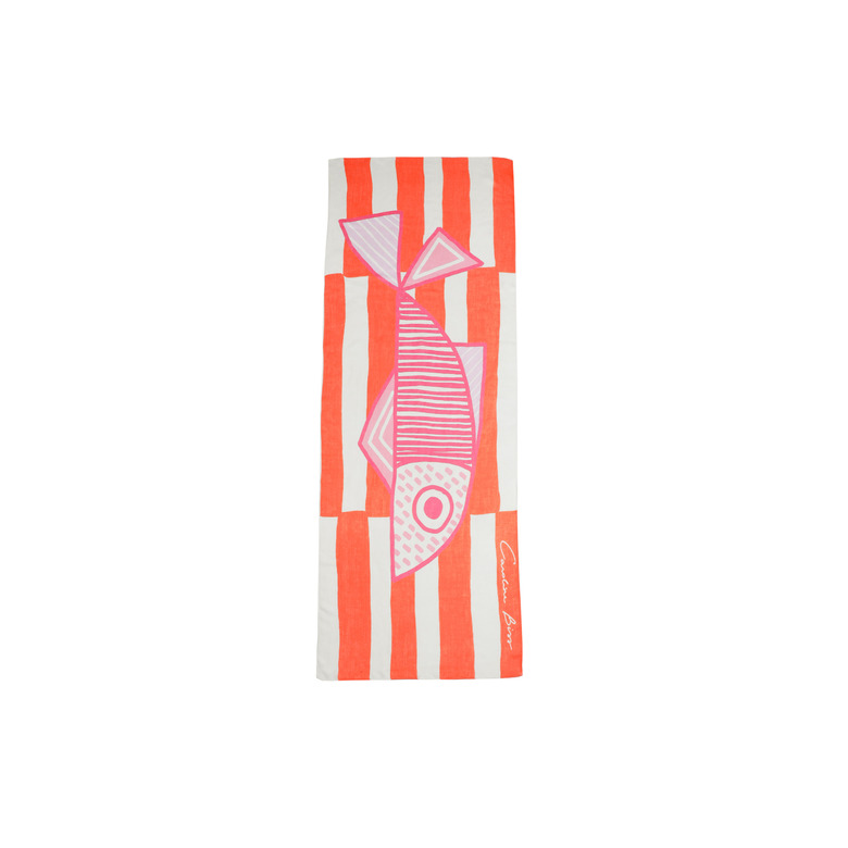 Caroline Biss echarpe orange