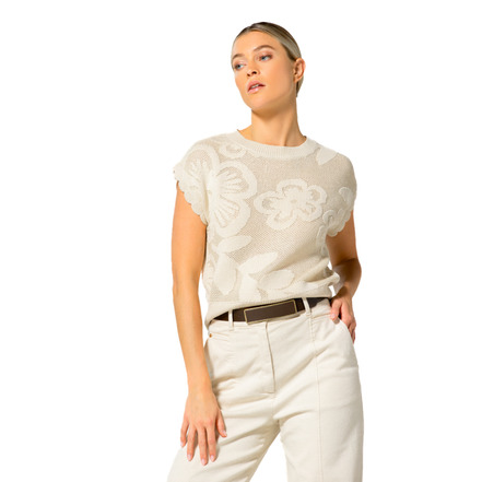 Caroline Biss pullover ecru