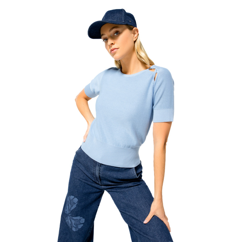 Caroline Biss pullover blau 2