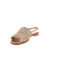 Allan K sandals gold 3