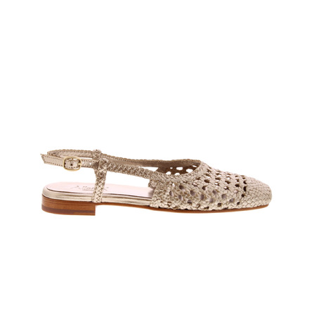 Allan K sandalen gold