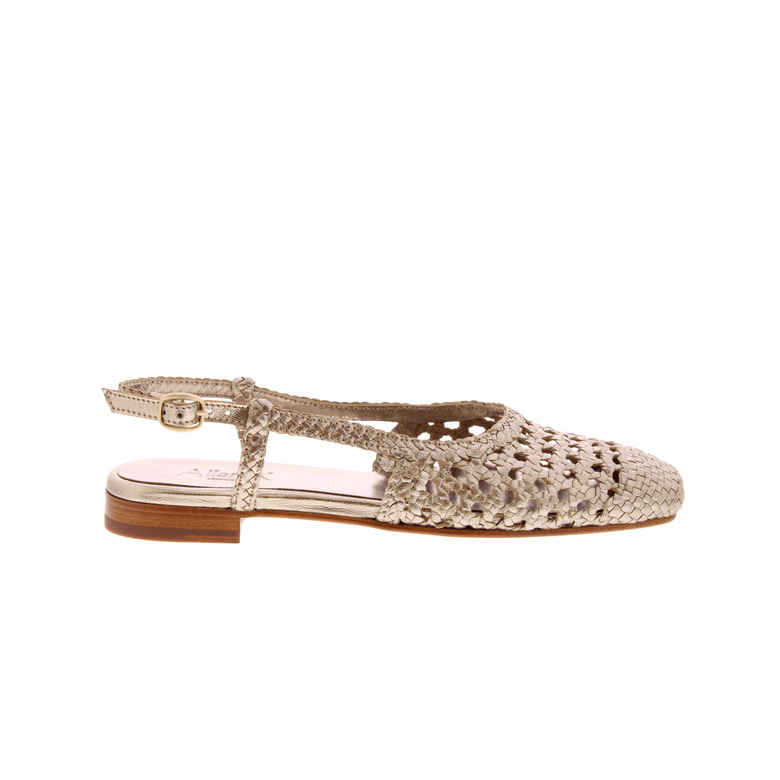 Allan K sandalen gold