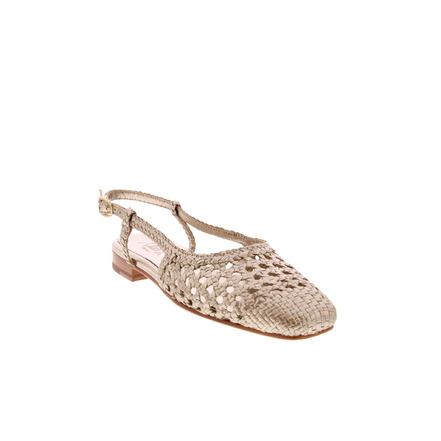 Allan K sandalen gold