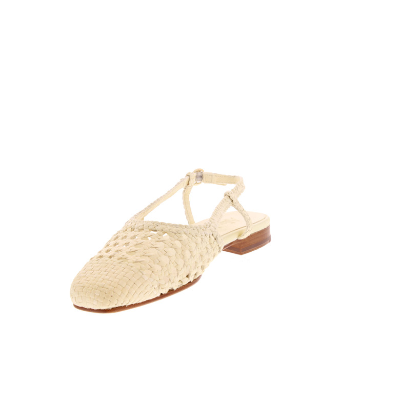 Allan K sandalen ecru 3