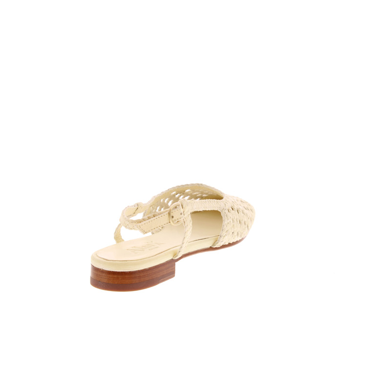 Allan K sandalen ecru 4