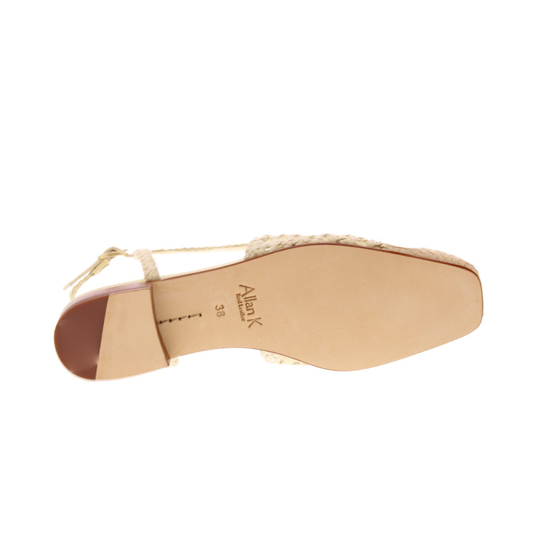 Allan K sandalen ecru 5