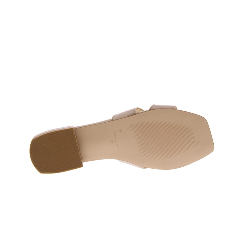 Xandres thong slippers gold 5