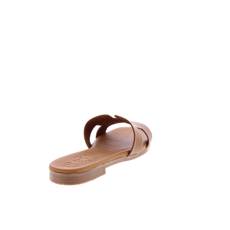 Oh My Sandals thong slippers camel 4