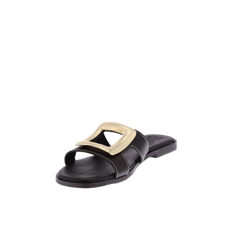Oh My Sandals thong slippers black 3