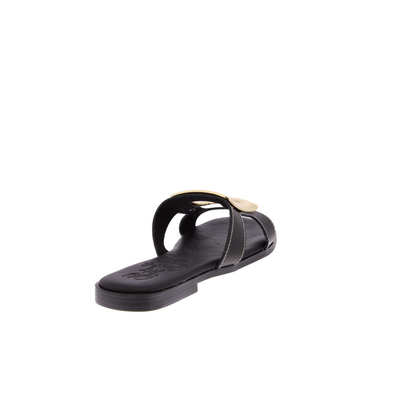 Oh My Sandals thong slippers black 4