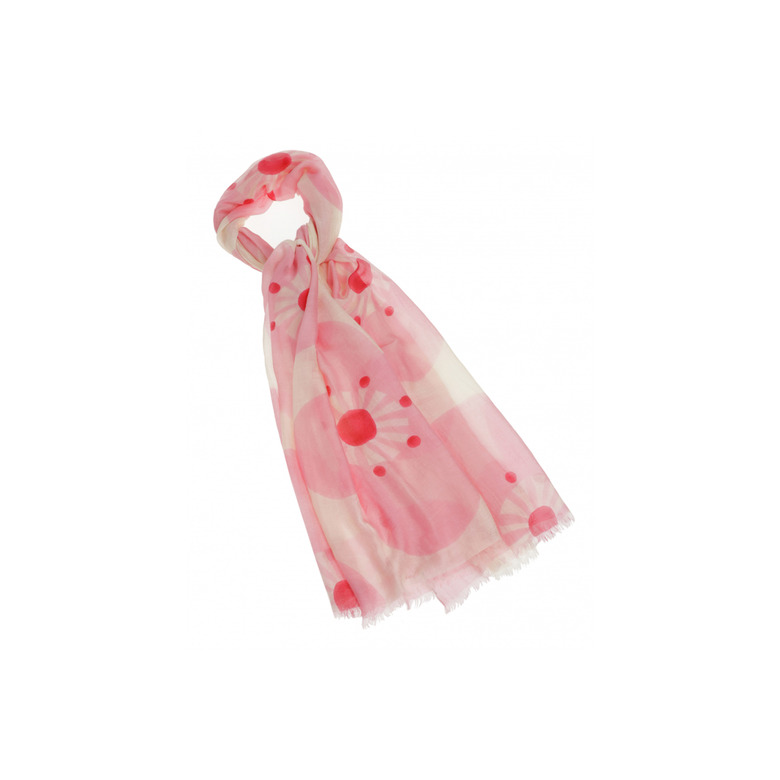Caroline Biss echarpe rose