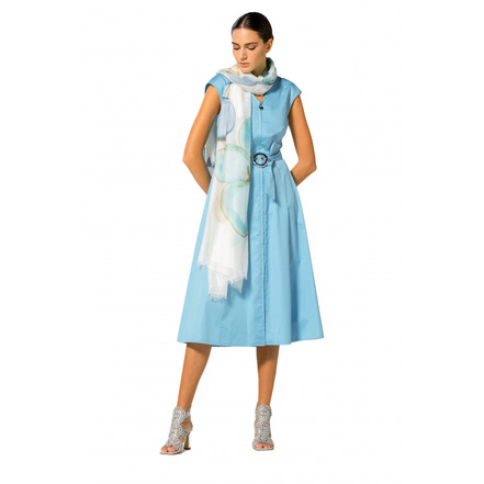 Caroline Biss scarf blue