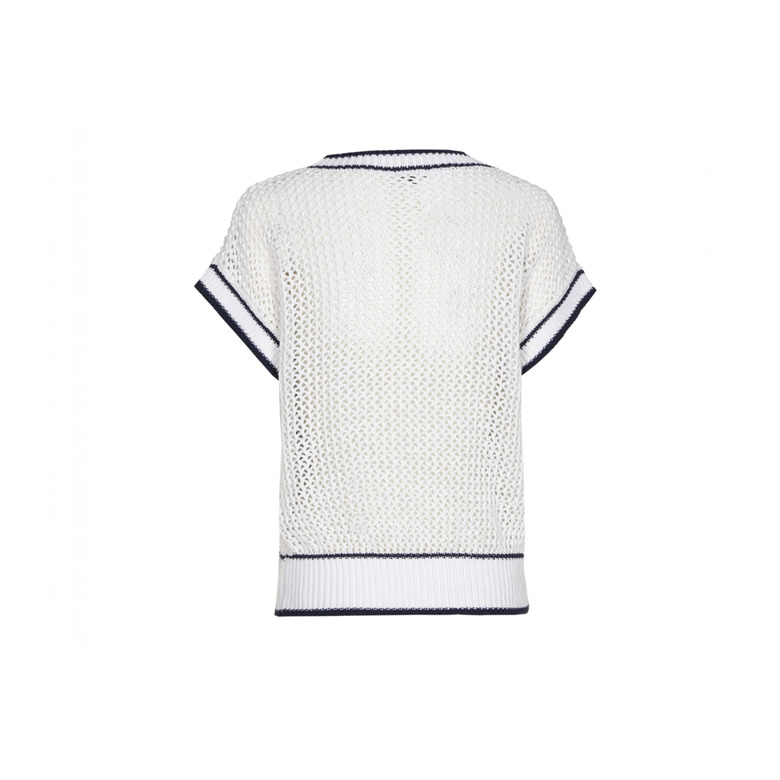 Caroline Biss pull blanc 3