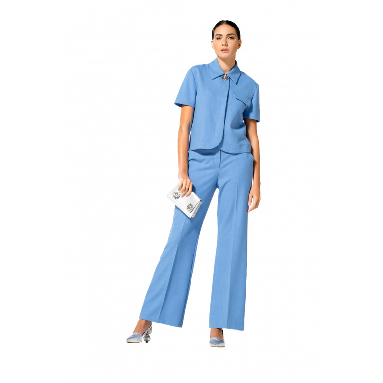Caroline Biss trousers blue 2