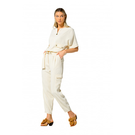 Caroline Biss broek ecru
