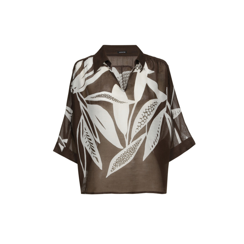 Caroline Biss blouse bruin