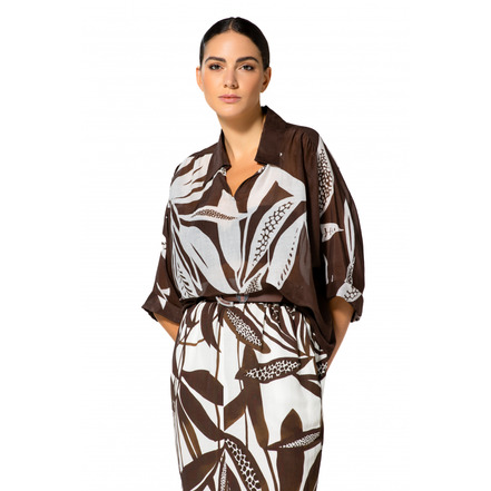 Caroline Biss bluse braun