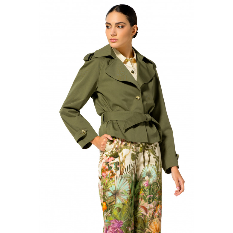 Caroline Biss vest groen 2