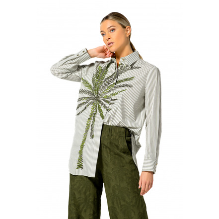 Caroline Biss bluse grÜn