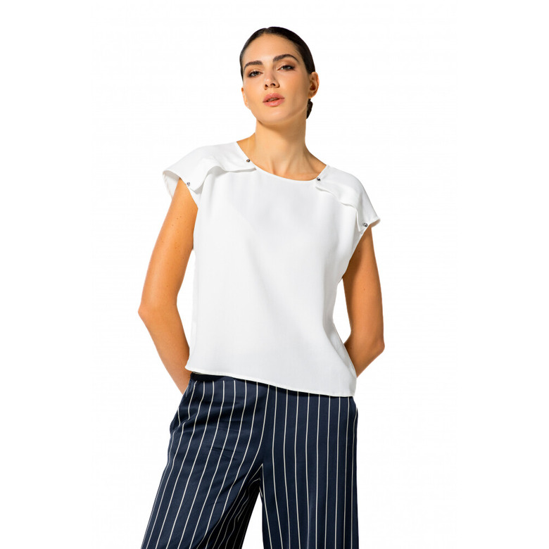Caroline Biss bluse weiss 2
