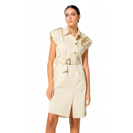Caroline Biss kleid ecru