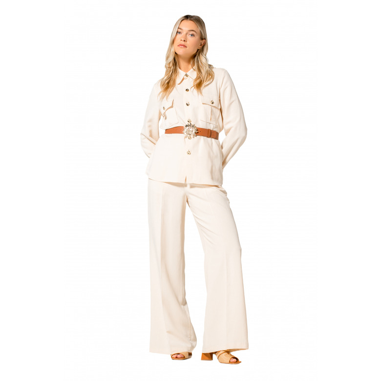 Caroline Biss trousers ecru 2