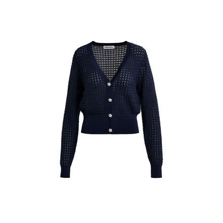 Essentiel strickjacke blau